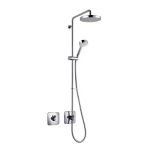 image of Mira Adept Thermostatic Mixer Shower (Concealed with Fixed Head & Diverter) - 686574