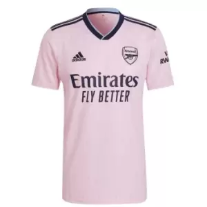 Image of adidas Arsenal Third Shirt 2022/2023 Mens - Pink