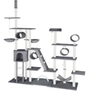 Image of Tectake Cat Tree Scratching Post Snooky - Grey