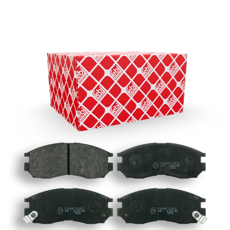 Image of FEBI BILSTEIN 16327 Brake pad set Front Axle, with acoustic wear warning Brake Pad Set,disc brake (402)