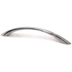 Image of Metal Slim Drawer Cabinet Door Pull Kitchen Handle Cup Bow - Colour Satin - Pack of 20