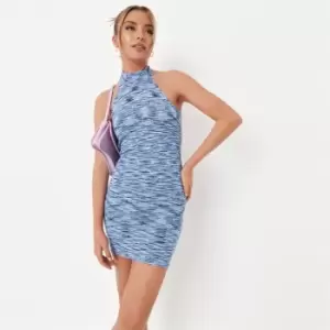 image of Missguided Space Dye Knitted Dress - Multi