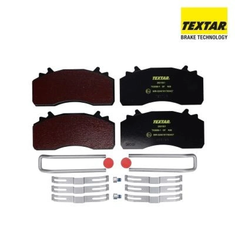 Image of Brake pad set TEXTAR 2931501