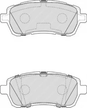 Image of Ferodo FDB4179 Brake Pad Set Front Axle Premier Car