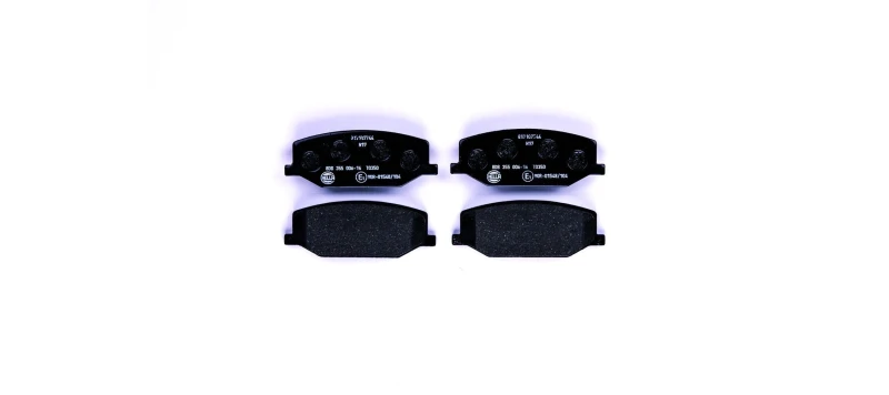 Image of HELLA Brake pad set HELLA 8DB 355 006-161