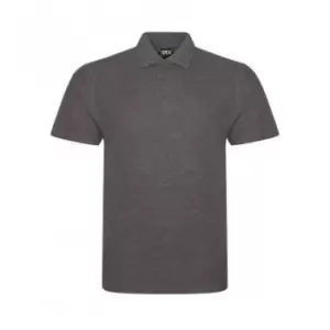 image of PRO RTX Mens Pro Pique Polo Shirt (3XL) (Charcoal)