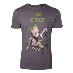 Image of Marvel Comics Guardians of the Galaxy Vol. 2 Mens XX-Large I am Groot T-Shirt