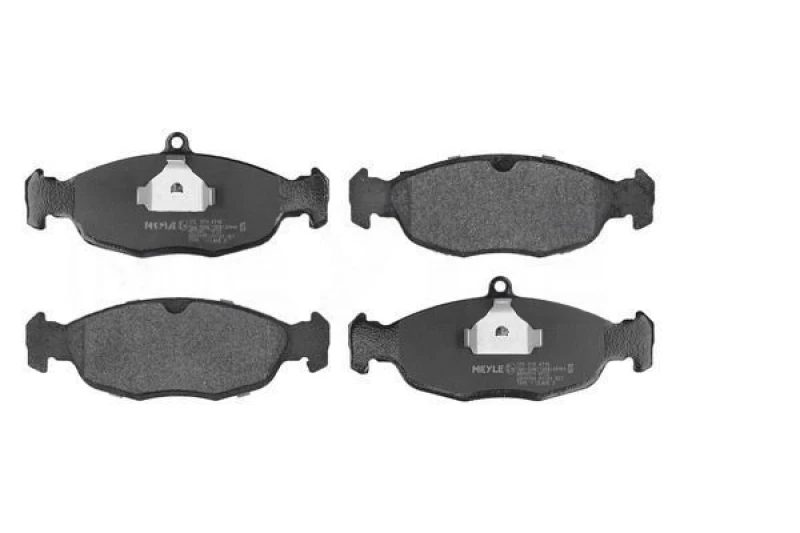 Image of MEYLE 025 205 4716 Brake pad set prepared for wear warning indicator, Original Quality, with anti-squeak plate Brake Pad Set,disc brake (402)