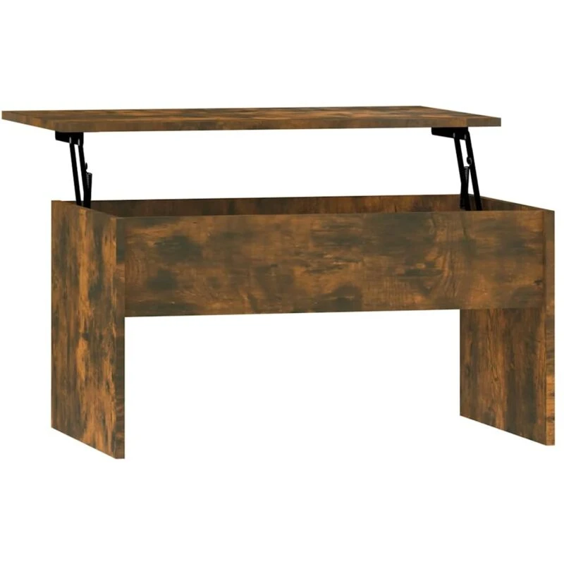 Image of VIDAXL Vidaxl - Coffee Table Smoked Oak 80x50.5x41.5cm Engineered Wood 8720286974063