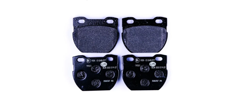 Image of HELLA Brake pad set HELLA 8DB 355 019-231