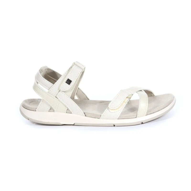 Image of Regatta Womens/Ladies Lady Santa Cruz Strap Robust Walking Sandals UK Size 5 (EU 38) Natural/White Sand RWF399-9UW-5