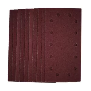 Image of Draper 1/2 Sanding Sheets with Hook and Loop, 115 x 230mm, 40 Grit (Pack of 10)