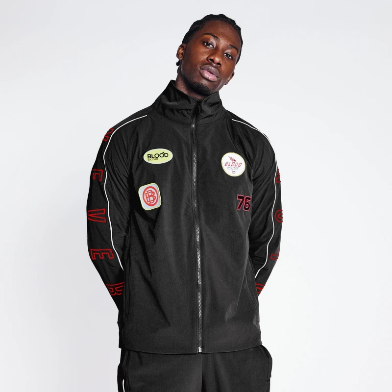 Image of Blood Brother Racer Jacket Mens - Black XS