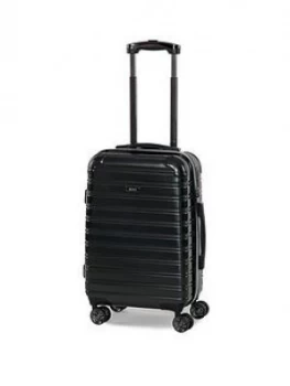 Image of Rock Luggage Chicago Carry-On 8 Wheel Black Suitcase