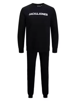 Image of JACK & JONES Joggers And Sweatshirt Loungewear Men Black