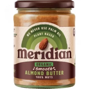 Image of Meridian Org Almond Butter Smooth 100% 470g