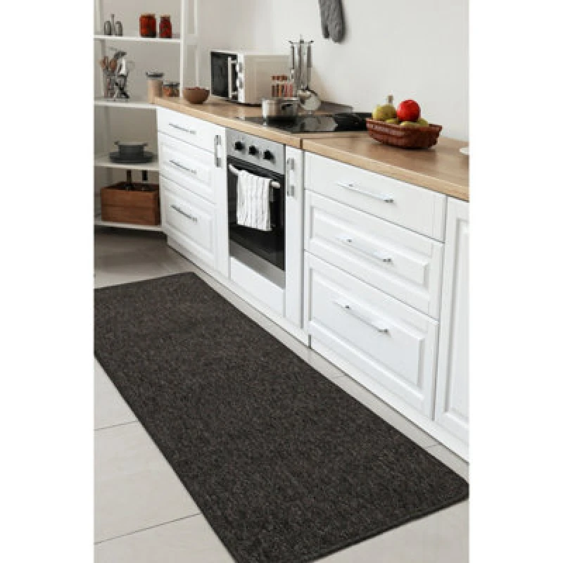 Image of Homemaker Essential Anti Slip Runner Charcoal 57X180 MW98405