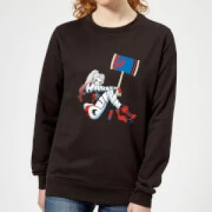 Batman Harley Quinn Womens Sweatshirt - Black - 5XL