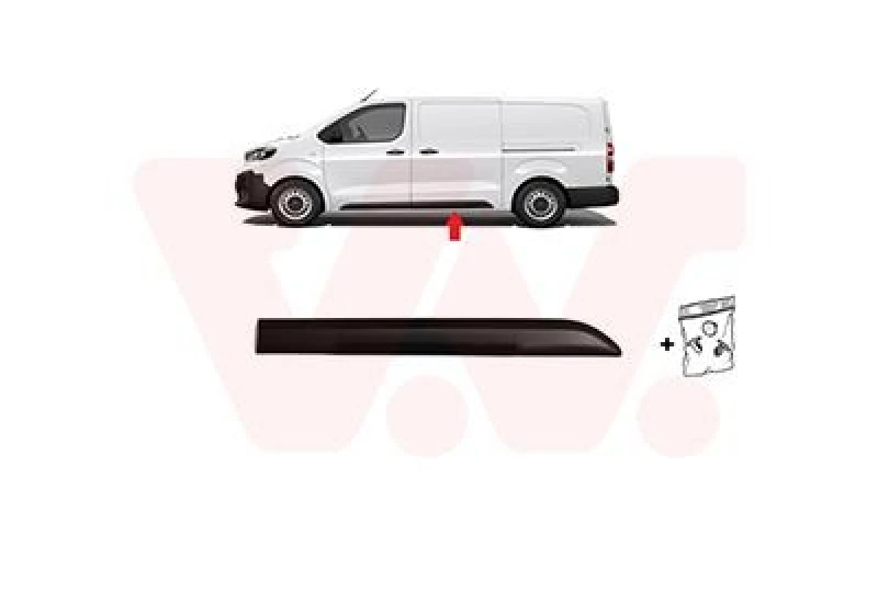 Image of VAN WEZEL Door moulding trim VAN WEZEL 3892425