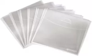 image of Hama CD/DVD Protective Sleeves 25, transparent