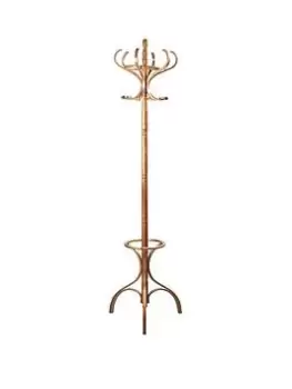 Premier Housewares Coat Stand With Oak Finish