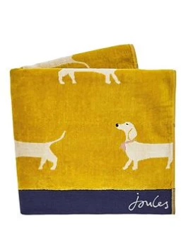Image of Joules Sausage Dogs Towel Range - Gold