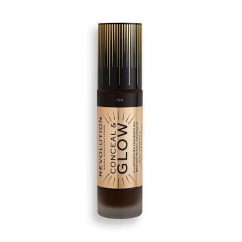 Image of Makeup Revolution Conceal & Glow Foundation F20 (23ml)