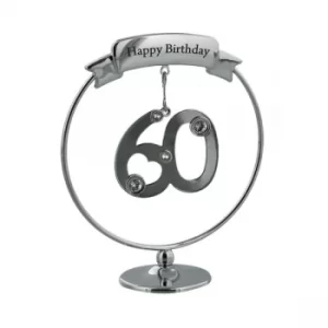 image of Crystocraft 60th Birthday Ornament