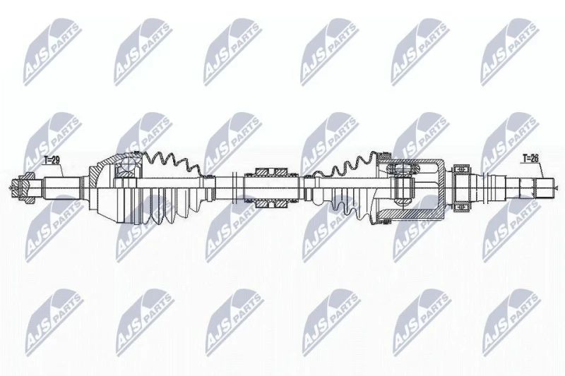 Image of NTY Drive shaft NTY NPW-NS-148