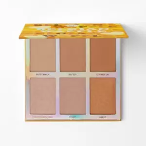 image of BH Cosmetics Weekend Vibes Belgian Waffle - 6 Color Baked Bronzer & Highlighter Palette