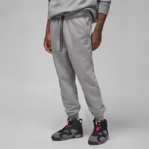 Image of Jordan M J Essential Fleece Pants, Carbon Heather/Black/White, Male, Pants, DQ7340-091