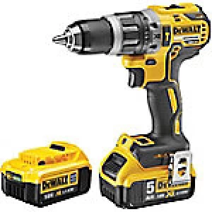 Image of DEWALT DCD796P2-GB Combi Drill Kit Cordless 18 V Brushless