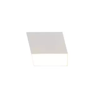Image of Spotlight 9cm Square 1 x 10W LED, 3000K, 700lm, Sand White
