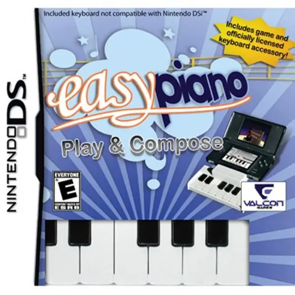 image of Easy Piano Play And Compose Nintendo DS Game