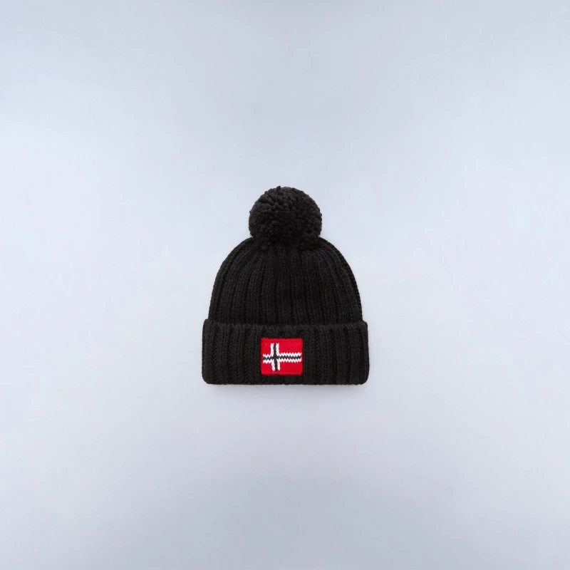 Image of Napapijri Semiury Beanie Hat Juniors Black 041 male Junior