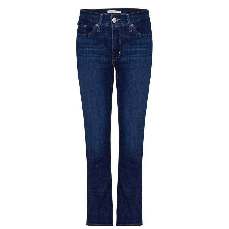 Image of Levis 314 Shaping Straight Jeans - Blue Blue 28 L30