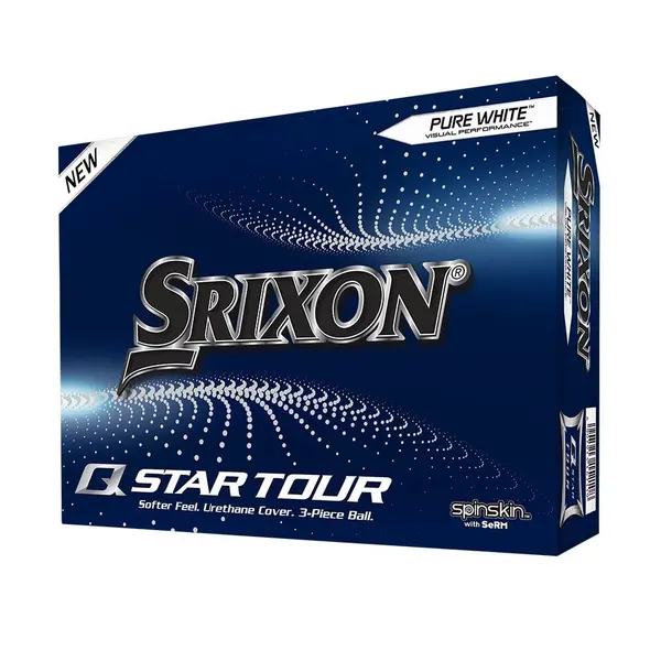 image of Srixon Q-Star Tour (4) White Golf Balls (Dozen)