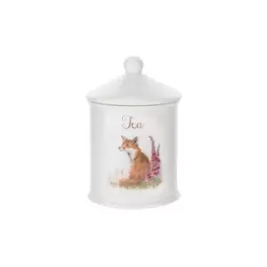 Image of Wrendale Designs Tea Canister Fox