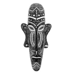 image of Aztec Wall Mask Black Ornament