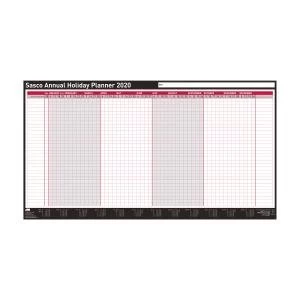 image of Sasco 2020 Annual Holiday Planner Unmounted Landscape 750x410mm Ref