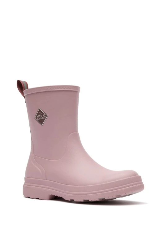 Image of Muck Boots Womens Rainscape Mid Boot in Pink Size: 5 Pink Female 5