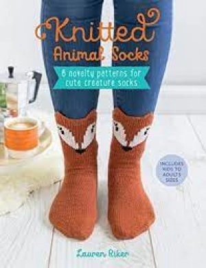 Image of Knitted animal socks by Lauren Riker