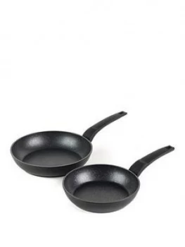 image of Salter Marble Gold Non-Stick 20Cm And 24Cm Frying Pan Set