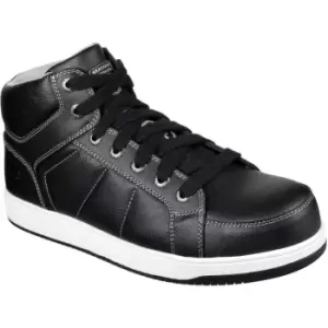 Image of Skechers Mens Watab Leather Lace Up Safety Trainers UK Size 10 (EU 45)