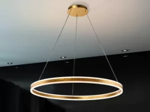 Image of Helia Integrated LED Ceiling Pendant Gold