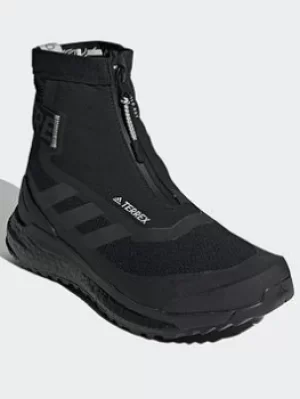 Image of adidas Terrex Free Hiker Cold.rdy Hiking Boots, Black/Grey, Size 3.5, Women