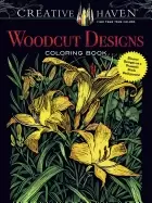 Image of creative haven woodcut designs coloring book diverse designs on a dramatic