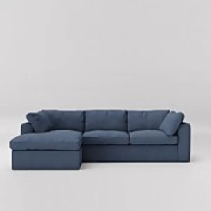 Image of Swoon Seattle Smart Wool Corner Sofa - Left Hand Side - Corner Sofa - Indigo