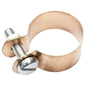 image of BQ Copper Earth Connecting Clip Pack of 2