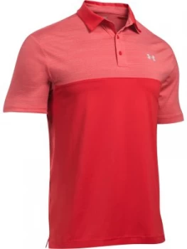 image of Urban Armor Gear Mens Playoff Polo Blocked Red